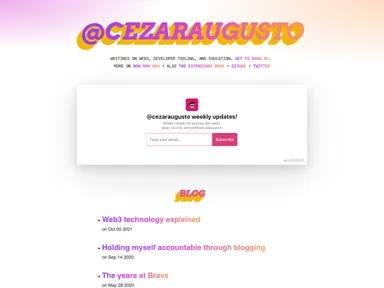 Cezaraugusto.com screenshot