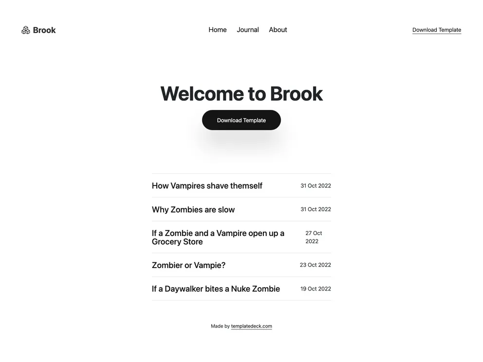 Brook screenshot